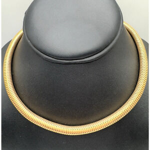 VTG Kreisler Snake Chain Choker Necklace Heavy High Quality Chunky 15.5" READ